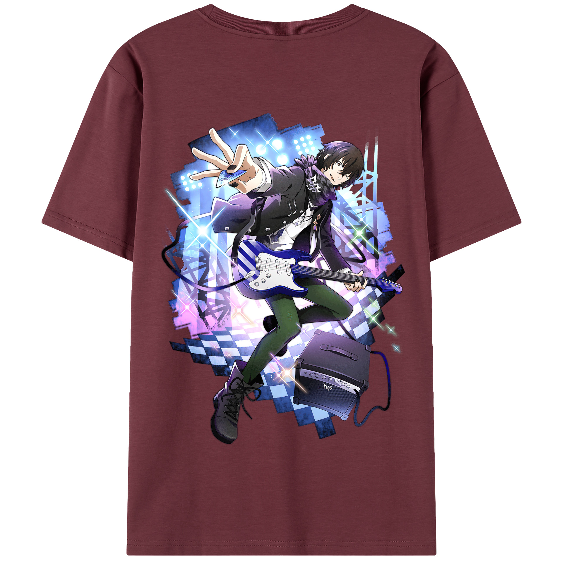 （画像用） 文豪ストレイドッグス Bungo Stray Dogs 綿100％半袖Tシャツ（背面プリント）